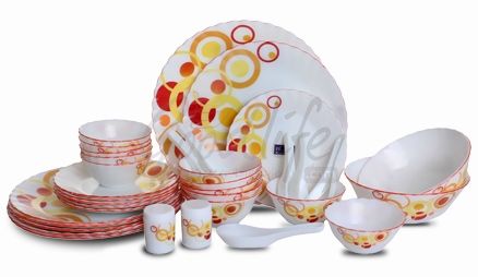 LaOpala Melody (FPL) 35 Pcs. Dinner Set - Olympia Red