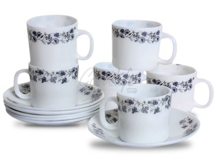 LaOpala Regular Coffee Cup & Saucer Set - Aquarius