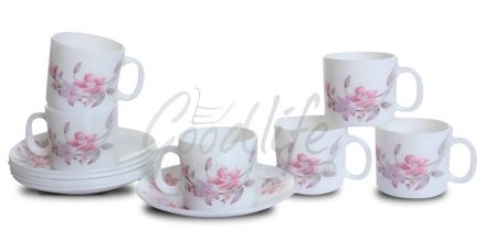 LaOpala Regular Coffee Cup & Saucer set - Minerva