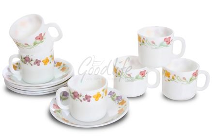 LaOpala Regular Coffee Cup & Saucer Set - Mystique