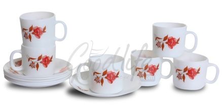 LaOpala Regular Coffee Cup & Saucer Set - Eros