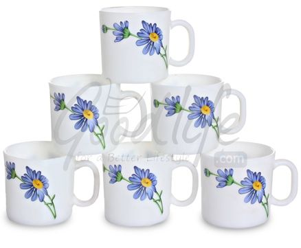 LaOpala Regular Coffee Mug Set - Florid Arc