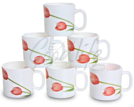 LaOpala Regular Coffee Mug Set - Scarlet Duet