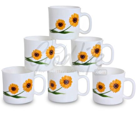 LaOpala Regular Coffee Mug Set - Twin Desire Yellow