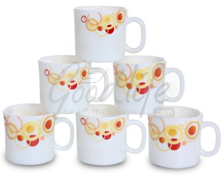 LaOpala Regular Coffee Mug Set - Olympia Red