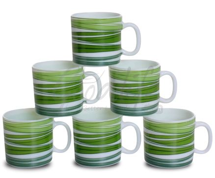 LaOpala Colors Coffee Mug Set - Rhythm Green