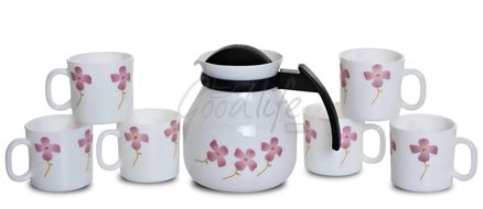 LaOpala Regular Coffee Set - Floral Trio Pink