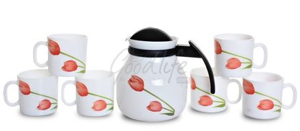 LaOpala Regular Coffee Set - Scarlet Duet