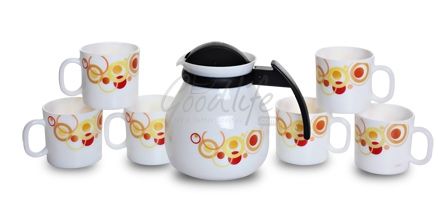 LaOpala Regular Coffee Set - Olympia Red