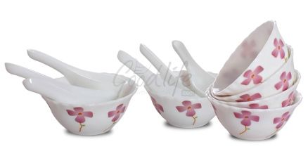 LaOpala Melody Soup Set - Floral Trio Pink