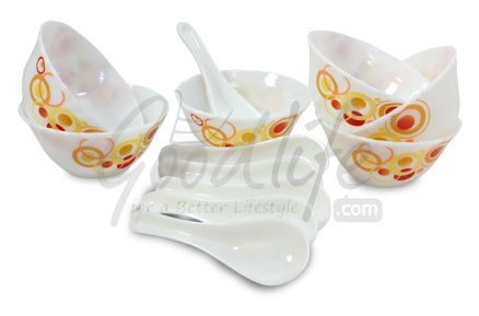 LaOpala Melody Soup Set - Olympia Red