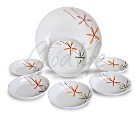 LaOpala Melody Serving Set - Autumn Flower