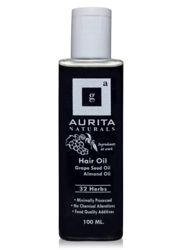 Aurita - 32 Herb Hair Oil - Grape Seed & Almond