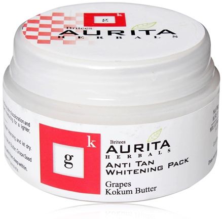 Aurita Herbals - Anti Tan Whitening Pack Of Grapes And Kokum Butter