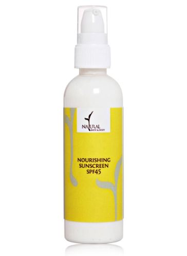 Natural Bath & Body Nourishing Sunscreen - SPF 45