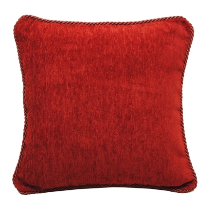 Deco Window Cushion Cover - Burgundy