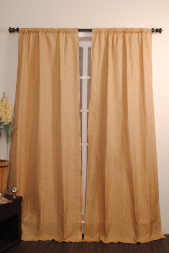 Deco Window Curtain Suhasi Back Tab - Cream