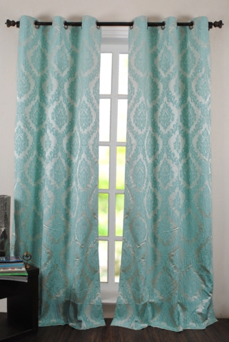 Deco Window Delight Curtain - Light Blue