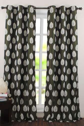 Deco Window Marshal Curtain - Sage