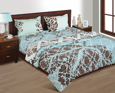 House This Double Comforter 150 GSM - Floral Damask