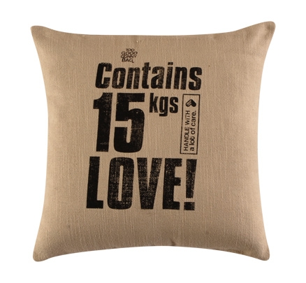 House This Cushion Cover - Hopshek - Contains 15 Kgs of Love !