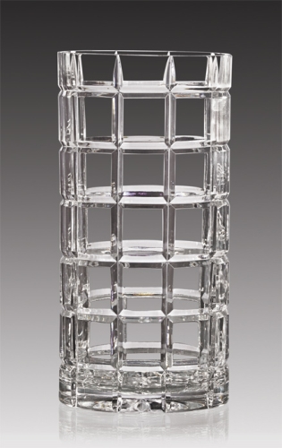 Solitaire Crystal - Squares Vase