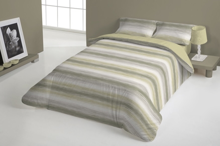 D''Decor Stripes King Bedsheet