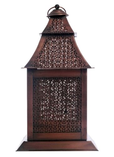 Goyal India - Lantern Square Shape Copper Antique Finish