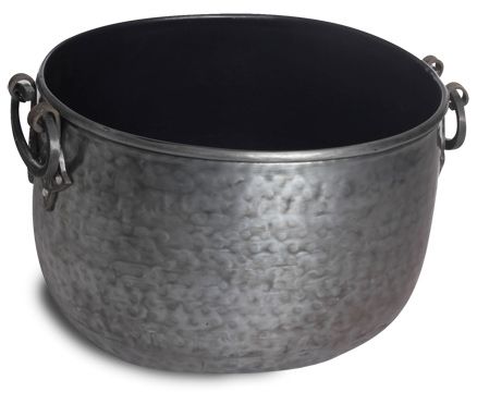 Goyal India Hand Crafted Oval Planter With Hammered Effect