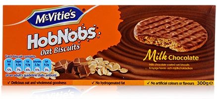 Mc Vitie''s HobbNobs Oat Biscuits - Milk Chocolate