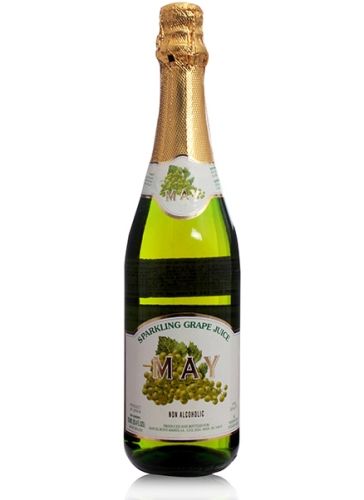 May Sparkling White Grape Juice