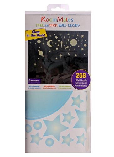 Peel And Stick Wall Decals - Moon & Stars
