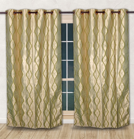 Florina Door Curtain - Green