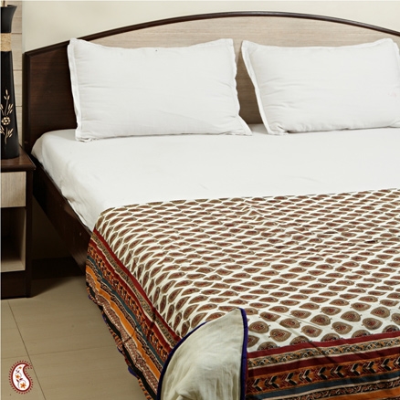 Aapnorajasthan - Block Print Multicolour Duvet