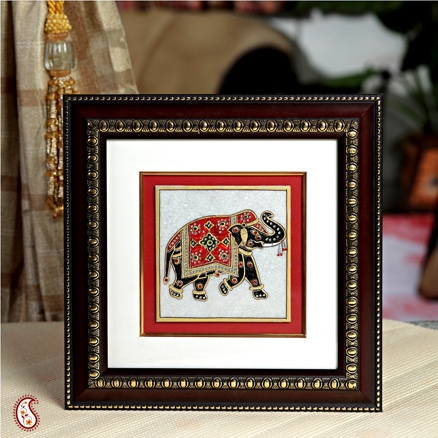 Aapnorajasthan - Hand Painted Elephant Hanging