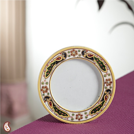 Aapnorajasthan - Marble Photo Frame With Gold Work