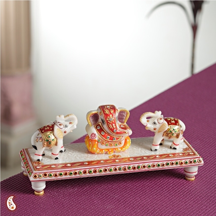 Aapnorajasthan - Chowki Ganesh With Elephants