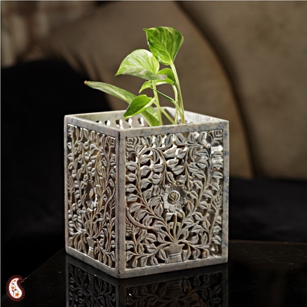 Aapnorajasthan - Carved Stone Artistic Planter