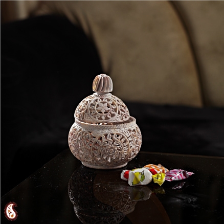 Aapnorajasthan - Delightful Carved Multi Utility Jar