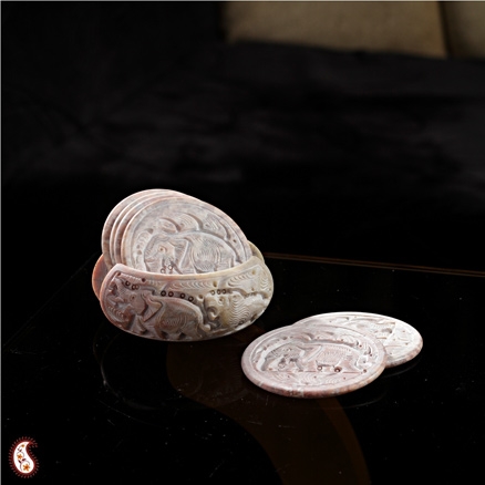 Aapnorajasthan - Authentically Carved Stone Coasters