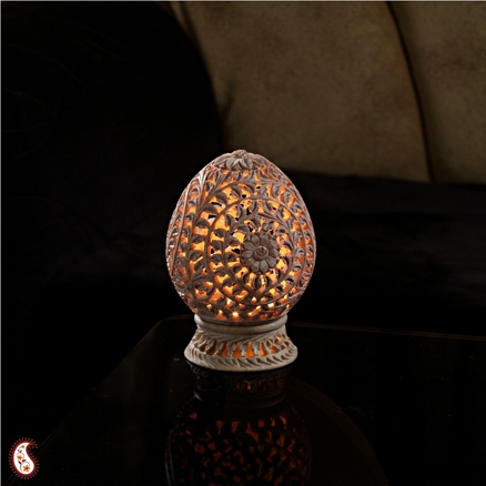 Aapnorajasthan - Charming Carved Tea Light Holder