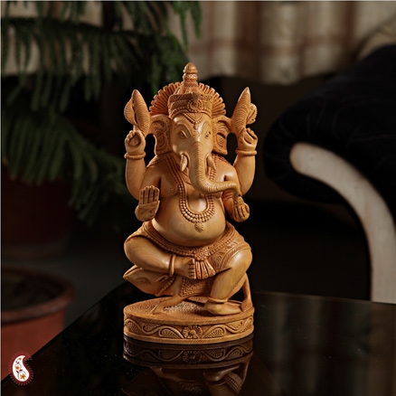 Aapnorajasthan - Elegantly Carved Ganesh