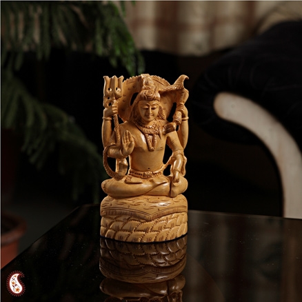 Aapnorajasthan - Carved Wooden Shiva