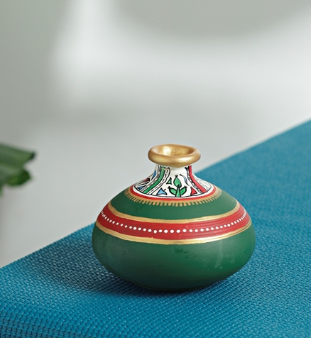 Aapnorajasthan - Tapered Neck Hand Painted Vase