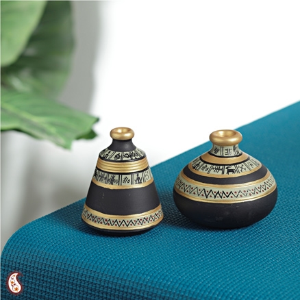 Aapnorajasthan - Painted Vases In Terracotta