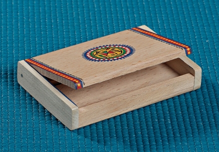 Aapnorajasthan-Handpainted Wooden Card Holder