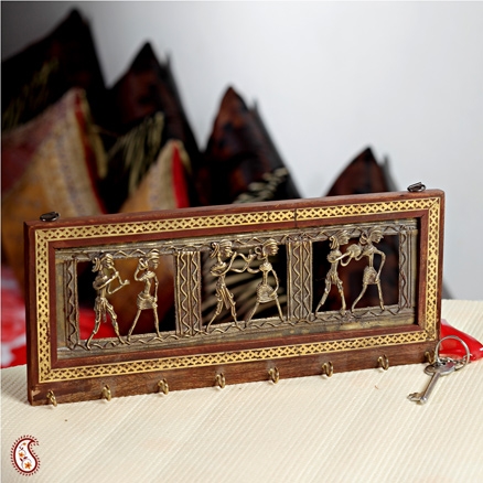 Aapnorajasthan- Tribal Motif Eight Key Holder