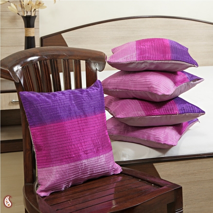 Aapnorajasthan - Delicate Silk Cushion Covers