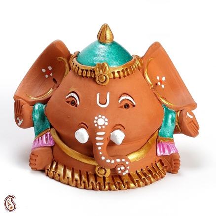 Aapnorajasthan Terracotta Big Ear Ganesh