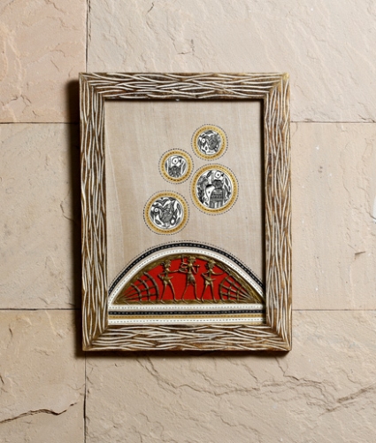 An Exotic Wall Hanging With Dhokra Work